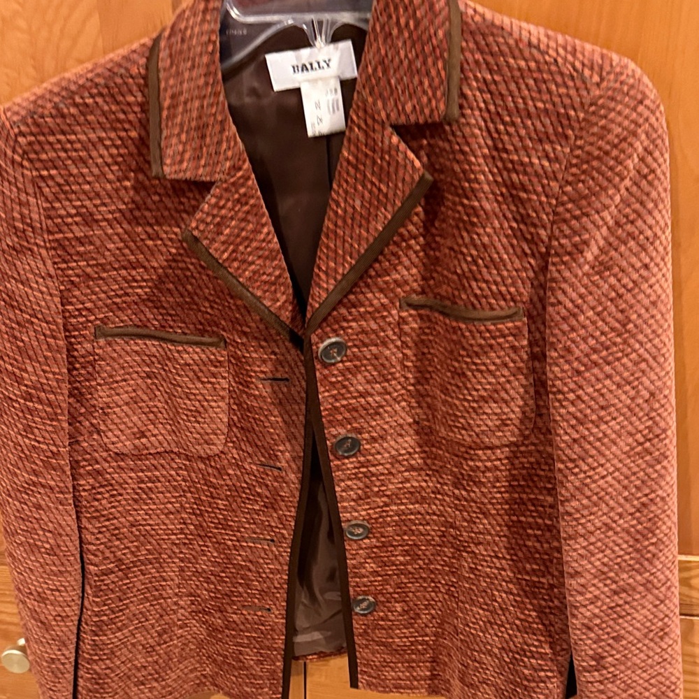 Bally Textured Rust Jacket